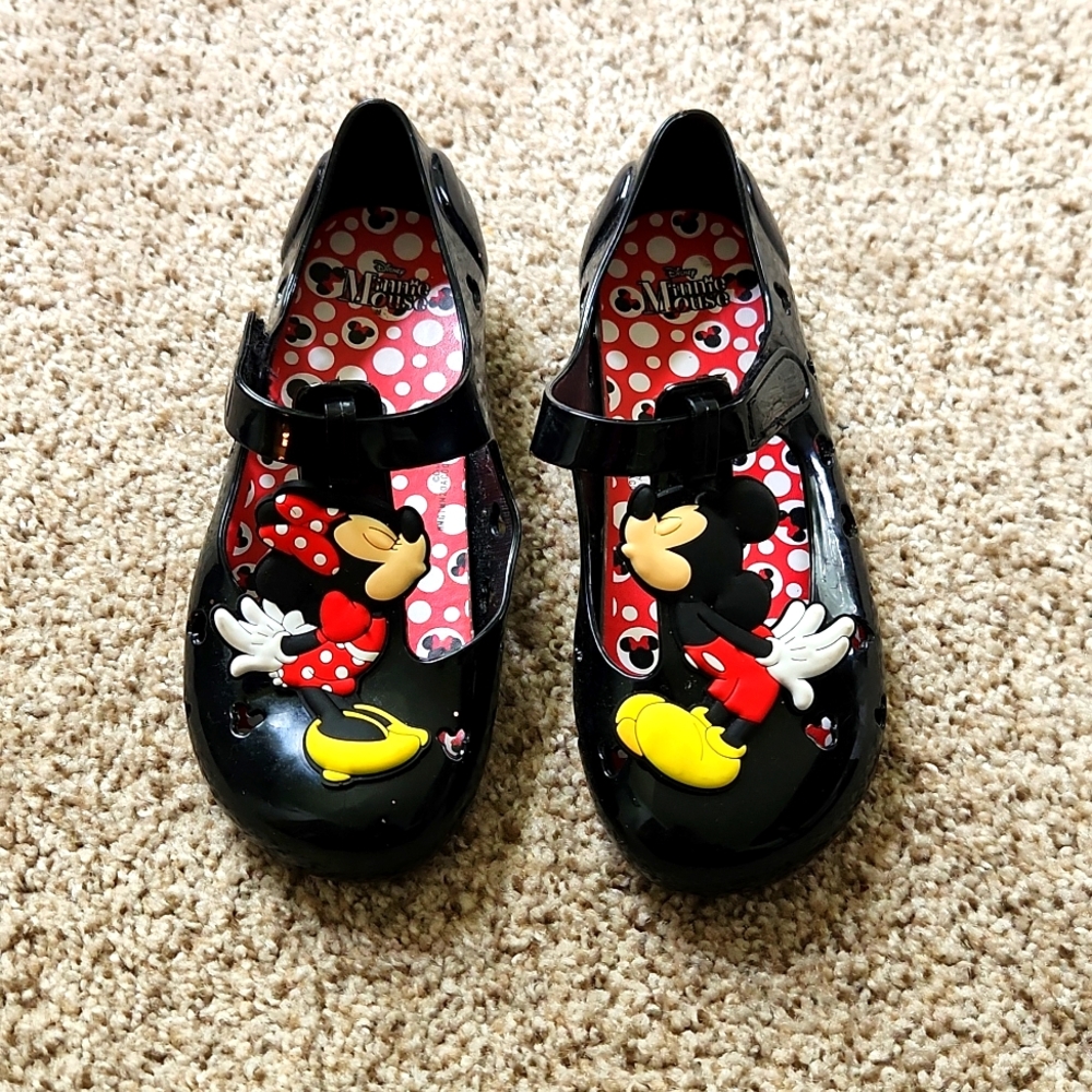 Mickey and Minnie Mouse Jelly Mary Janes